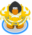 The White Knight Armor in-game.