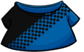 Blue T-shirt with black dots