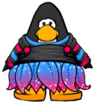 Twee's Costume on a player card.