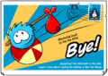 Blue Ran postcard