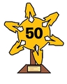 For having 50 awards!