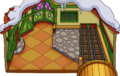 The Train Station Igloo in-game.
