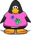 The Butterfly T-Shirt on a player card.
