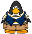 The Marine Vest Outfit on a player card.