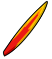 Flame Surfboard