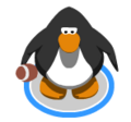 The Football in-game.