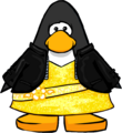 The Yellow Pop Outfit on a player card.