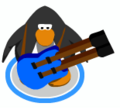 The Blue Double Necked Guitar in-game.