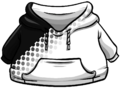 Black Hoodie with white dots
