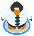 The Avalanche Suit in-game.