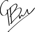 G Billy's signature.