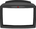 The Jumbo TV oriented towards center.