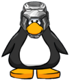 The War Machine Helmet on a player card.