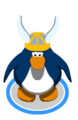 Winged Viking Helmet in-game.