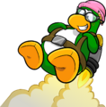 Aunt Arctic playing Jet Pack Adventure.