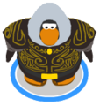 The Knightly Armor in-game.