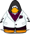 The Prom King Tux on a player card.