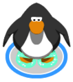 The Sparkly Sea Foam Slippers in-game.