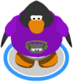 The Dubstep Puffle T-Shirt in-game.