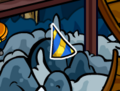 The pin's location.