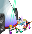 Cadence and the Penguin Band performing