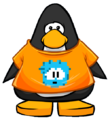 The Pixel Puffle Tee on a player card.