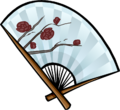 Snow Rose Fan