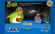 The second Login Screen for the preview of the Halloween Party 2010.