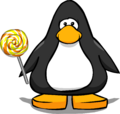 The Big Lollipop on a player card.