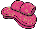 Pink Stars Couch