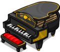 The Grand Piano oriented towards left.
