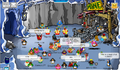 Penguins taking shelter in the Mines.