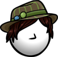 Brown Stripe Fedora