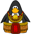 The Apple Tiki Costume on a player card.