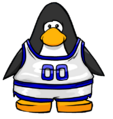 The Blue Track and Field Uniform on a player card.