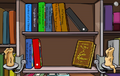 Chill's library in FunKid's file! So that FunKid can burn these books.