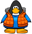 The Orange Vest on a player card.