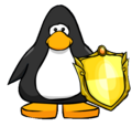 The Golden Shield on a player card.