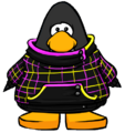 The Beta Grid Sweater on a player.