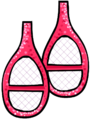 Pink Sparkle Snowshoes