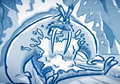 Tusk after being hit by Sensei.