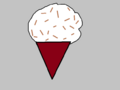 Vanilla with sprinkles. Cost: 1000BG