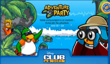 The second and newest login screen featuring the party.