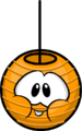 The Cheeky Lantern as a orange puffle.