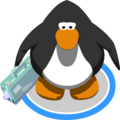 The Ghostly Suitcase in-game.