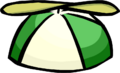 Green Propeller Cap