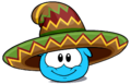The Sombrero seen on a puffle card.