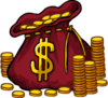 Bonus bag of coins