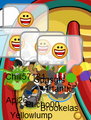 The Guests smiling on the Slide at the Iceberg.