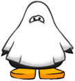 The Ghost Costume on a player card.